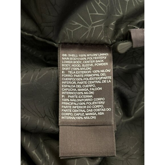 The North Face Men's Hyvent Anorak Jacket Black Gray Size Small Waterproof EUC - Picture 7 of 8